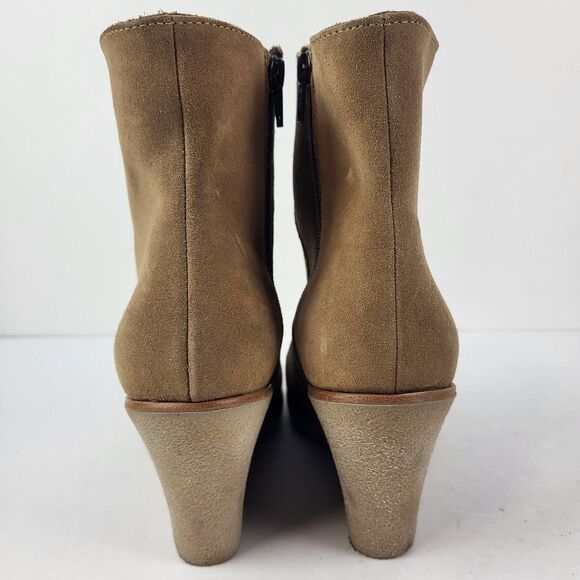 La Canadienne Krista Waterproof Wedge Bootie Tan Brown Size 9M - Picture 6 of 14